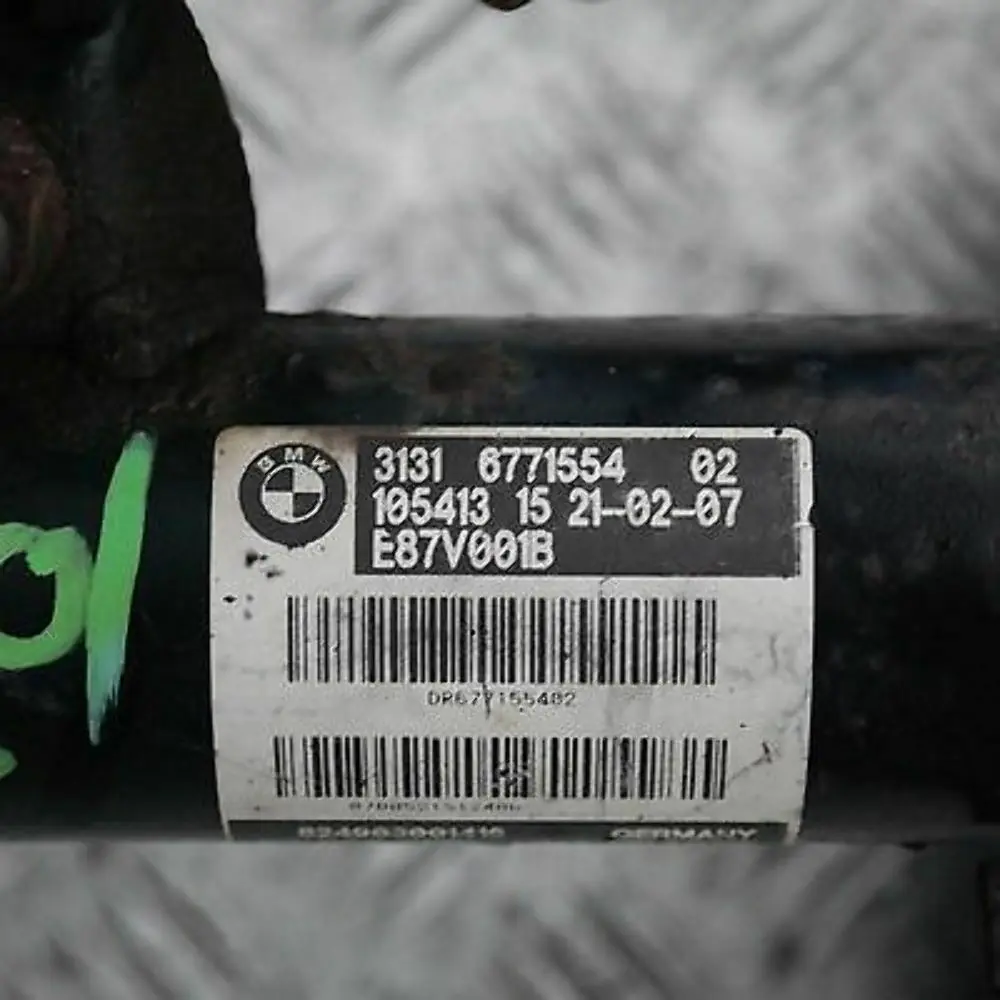 N47 Anteriore Destro Molla Sospensioni per BMW E87 LCI 120d con numero di parte 6786018 BMW E87 LCI 120d N47 Anteriore Destro Molla Sospensioni - SKU 6786018 - Numero di parte 6786018