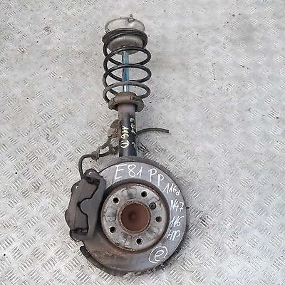 BMW E81 116d N47 Delantero Derecho Muelle Strut Freno Suspensión Pierna Cubo - SKU 6786022-1 - Número de pieza 6786022