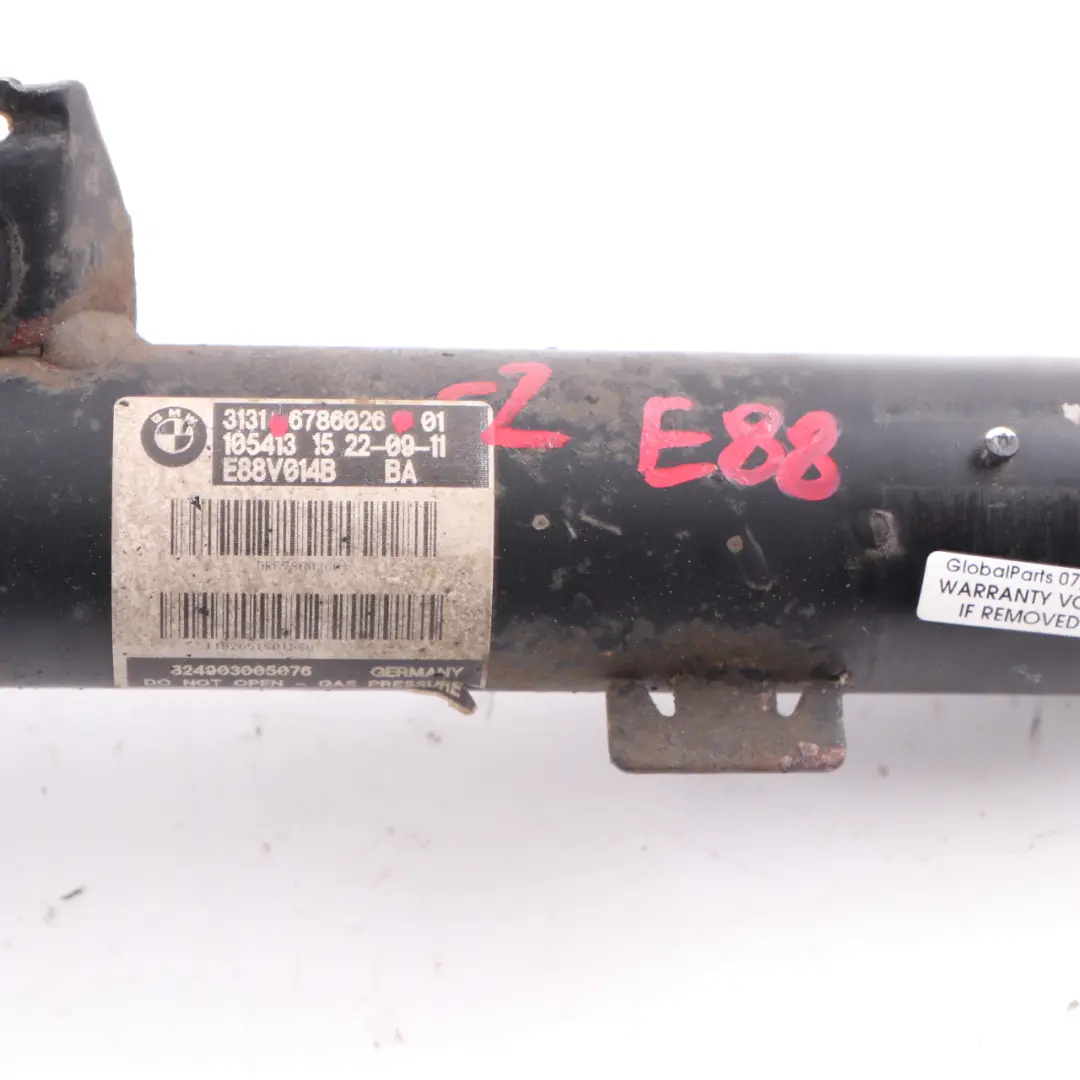 BMW E88 Cabrio 120i N43 Delantero Derecho Suspension Pierna Freno Disco - SKU 6786026-2 - Número de pieza 6786026