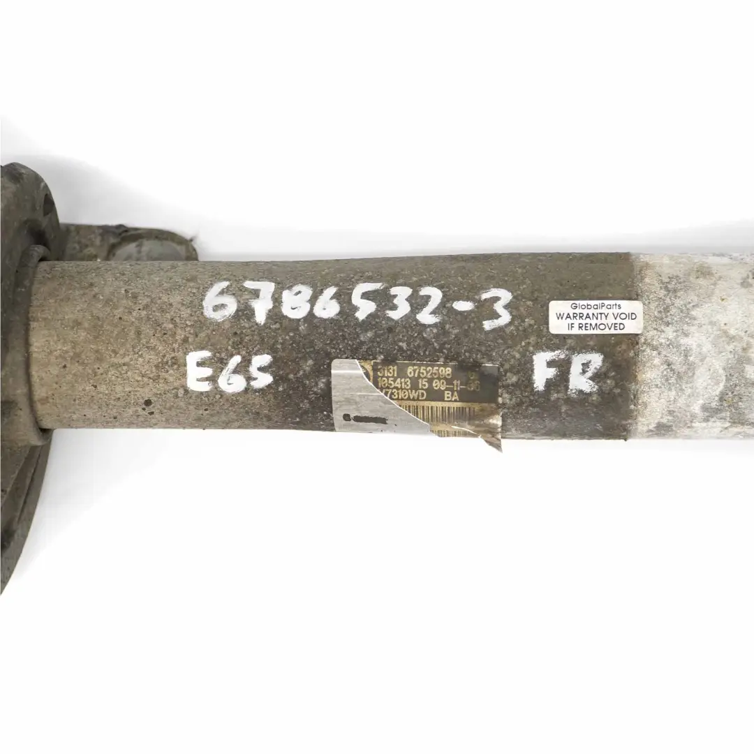 Shock Absorber BMW E65 E66 Front Axle Right O/S Spring Strut 6752598 to with Part number 6786532 Shock Absorber BMW E65 E66 Front Axle Right O/S Spring Strut 6752598 - SKU 6786532-3 - Part number 6786532