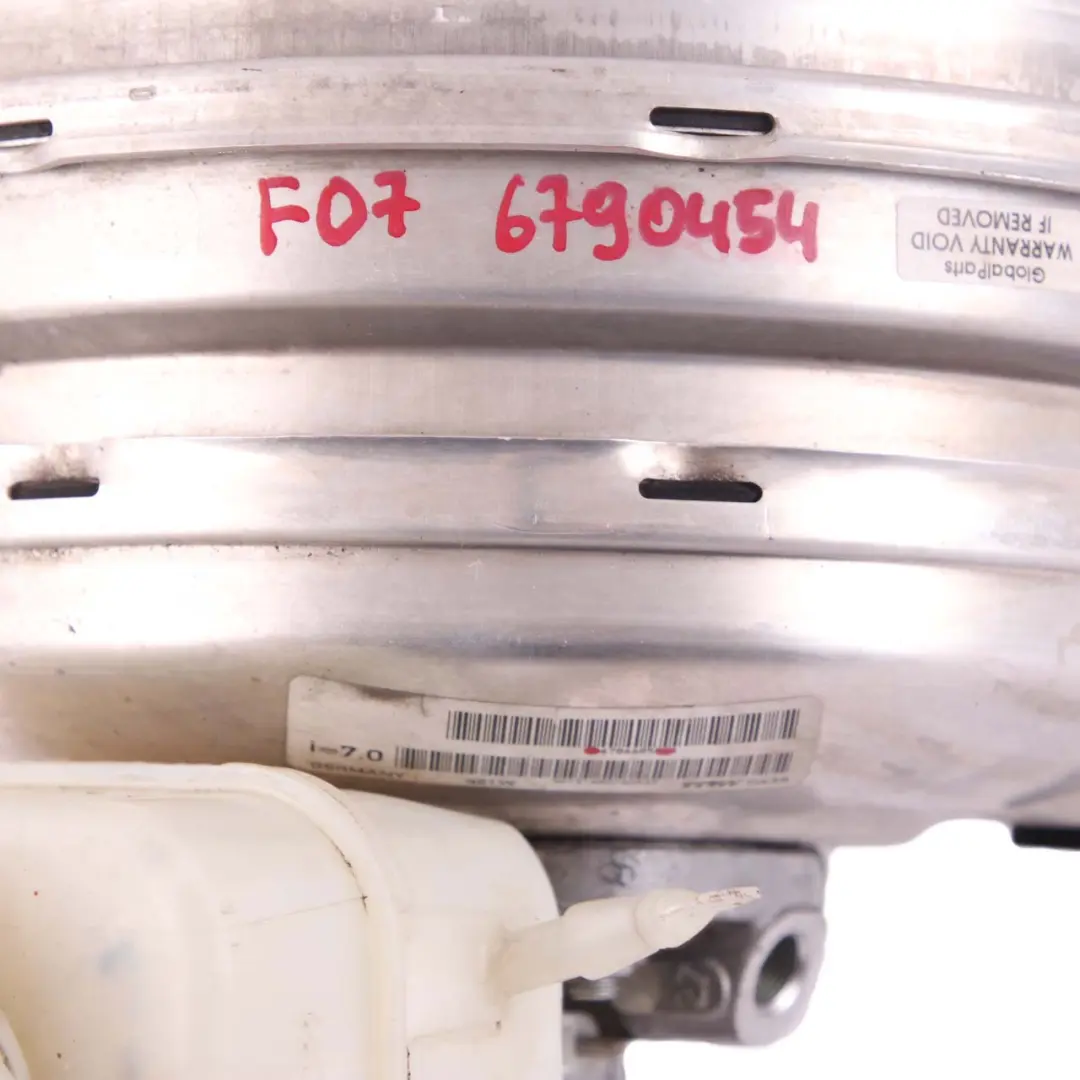 BMW F01 F02 F07 GT Servofreno Booster Cilindro Maestro Unidad Container - SKU 6786685 - Número de pieza 6786685