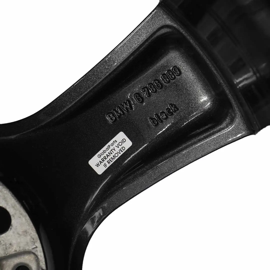 BMW E90 E91 E92 Jante en Alliage Noir 19" 8J ET:37 Rayon Étoile 199 - SKU 6786889-1 - Numéro de pièce 6786889