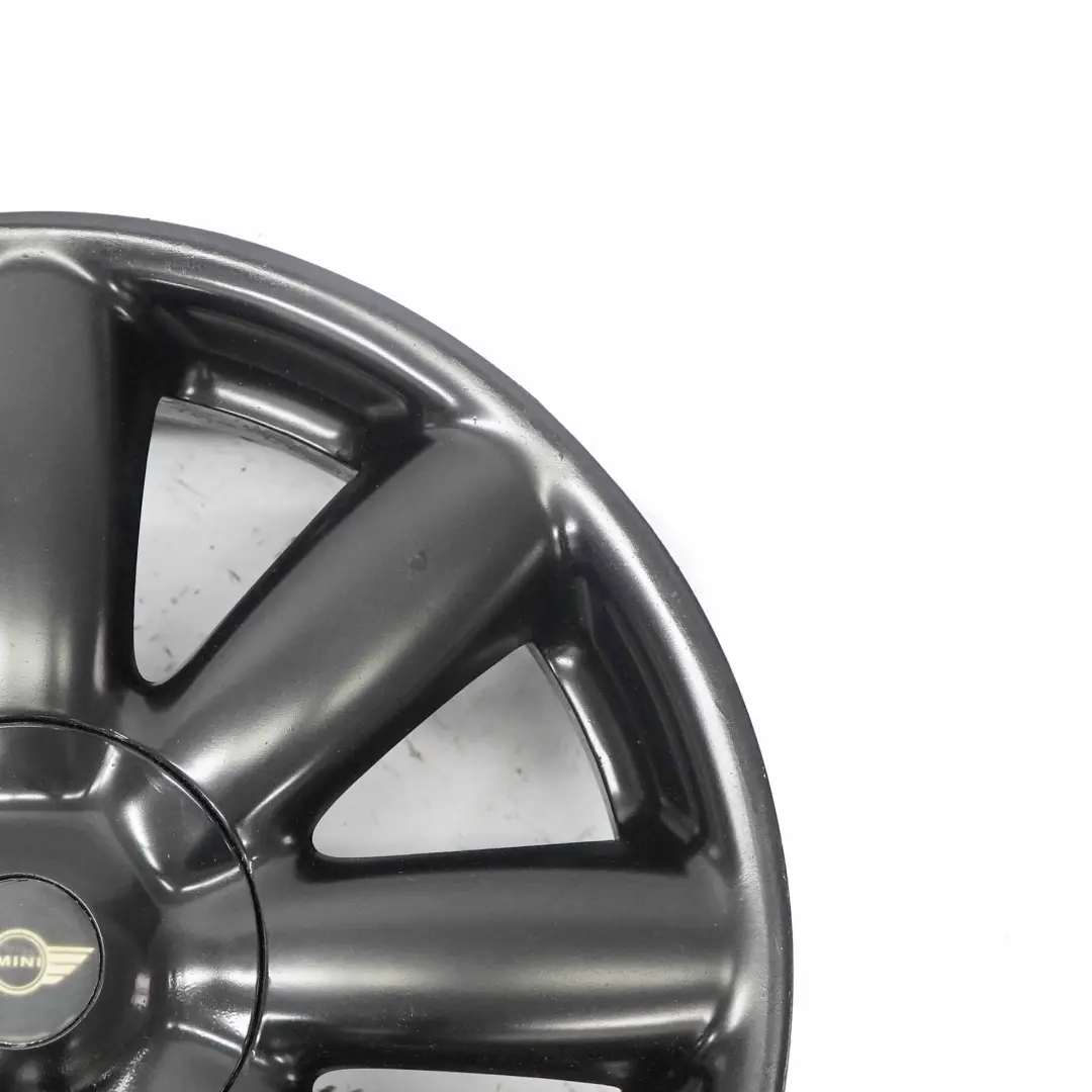 Matt Wheel Alloy Rim 17" 7J Crown Spoke 104 to Mini Cooper R50 R55 R56 Black with Part number 6787237 Mini Cooper R50 R55 R56 Black Matt Wheel Alloy Rim 17" 7J Crown Spoke 104 - SKU 6787237-4 - Part number 6787237
