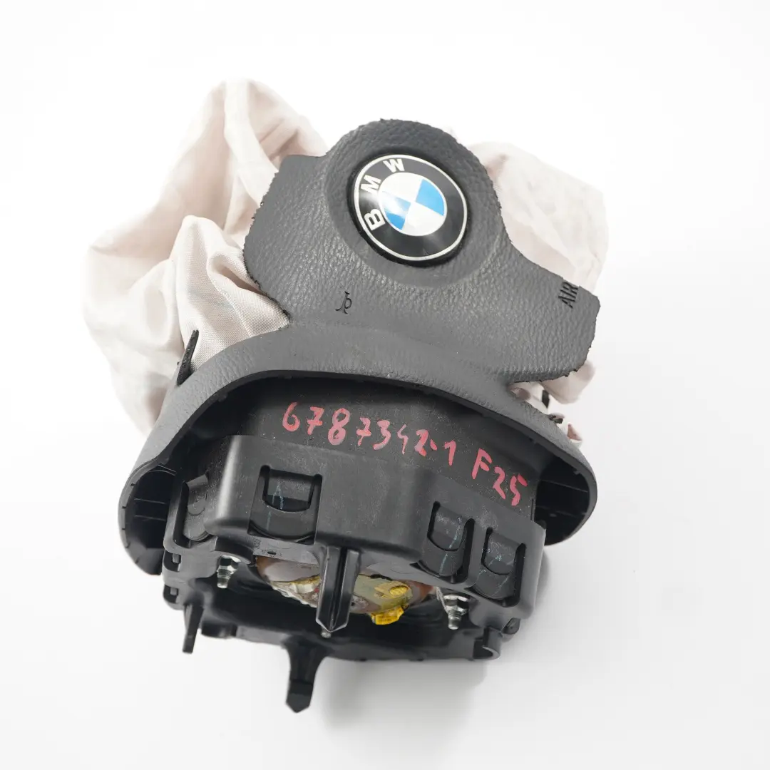 Driver's Side Steering Wheel Air Module DAMAGED to BMW X3 F25 M Sport with Part number 6787342 BMW X3 F25 M Sport Driver's Side Steering Wheel Air Module DAMAGED - SKU 6787342-1 - Part number 6787342