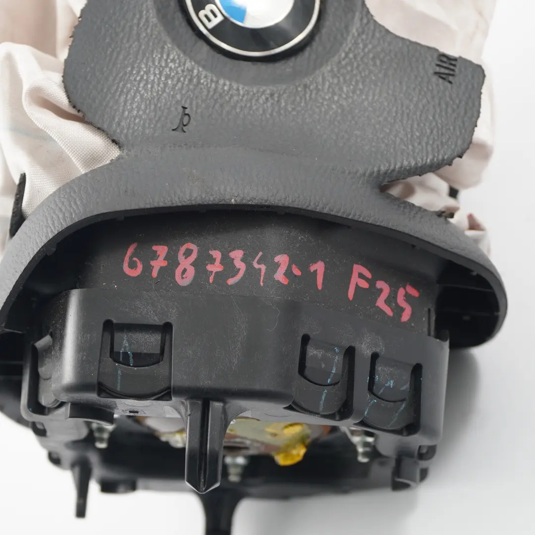 Driver's Side Steering Wheel Air Module DAMAGED to BMW X3 F25 M Sport with Part number 6787342 BMW X3 F25 M Sport Driver's Side Steering Wheel Air Module DAMAGED - SKU 6787342-1 - Part number 6787342