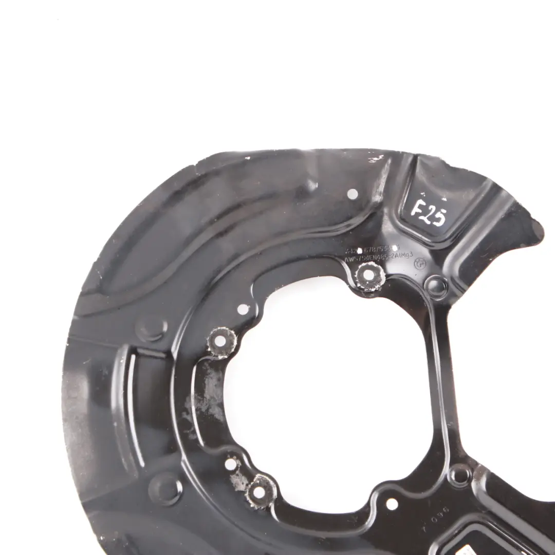BMW X3 F25 Brake Disc Plate Rear Right Left N/O/S Protection Plate - SKU 6787533 - Part number 6787533