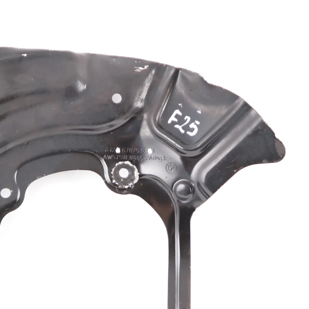 Brake Disc Plate Rear Right Left N/O/S Protection Plate to BMW X3 F25 with Part number 6787533 BMW X3 F25 Brake Disc Plate Rear Right Left N/O/S Protection Plate - SKU 6787533 - Part number 6787533