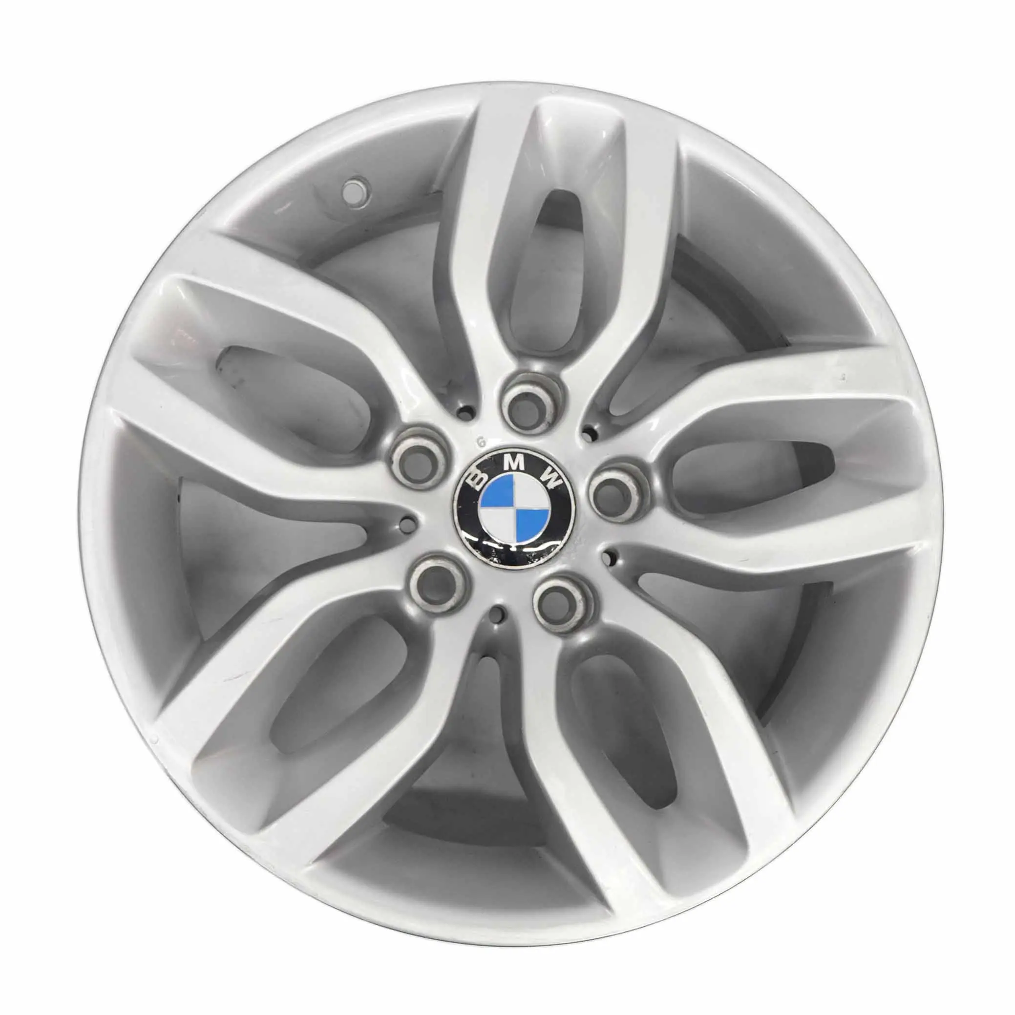 Cerchio Ruota BMW X3 F25 X4 F26 Argento Lega 17" Y-Spoke 305 7,5J Et:32 6787576