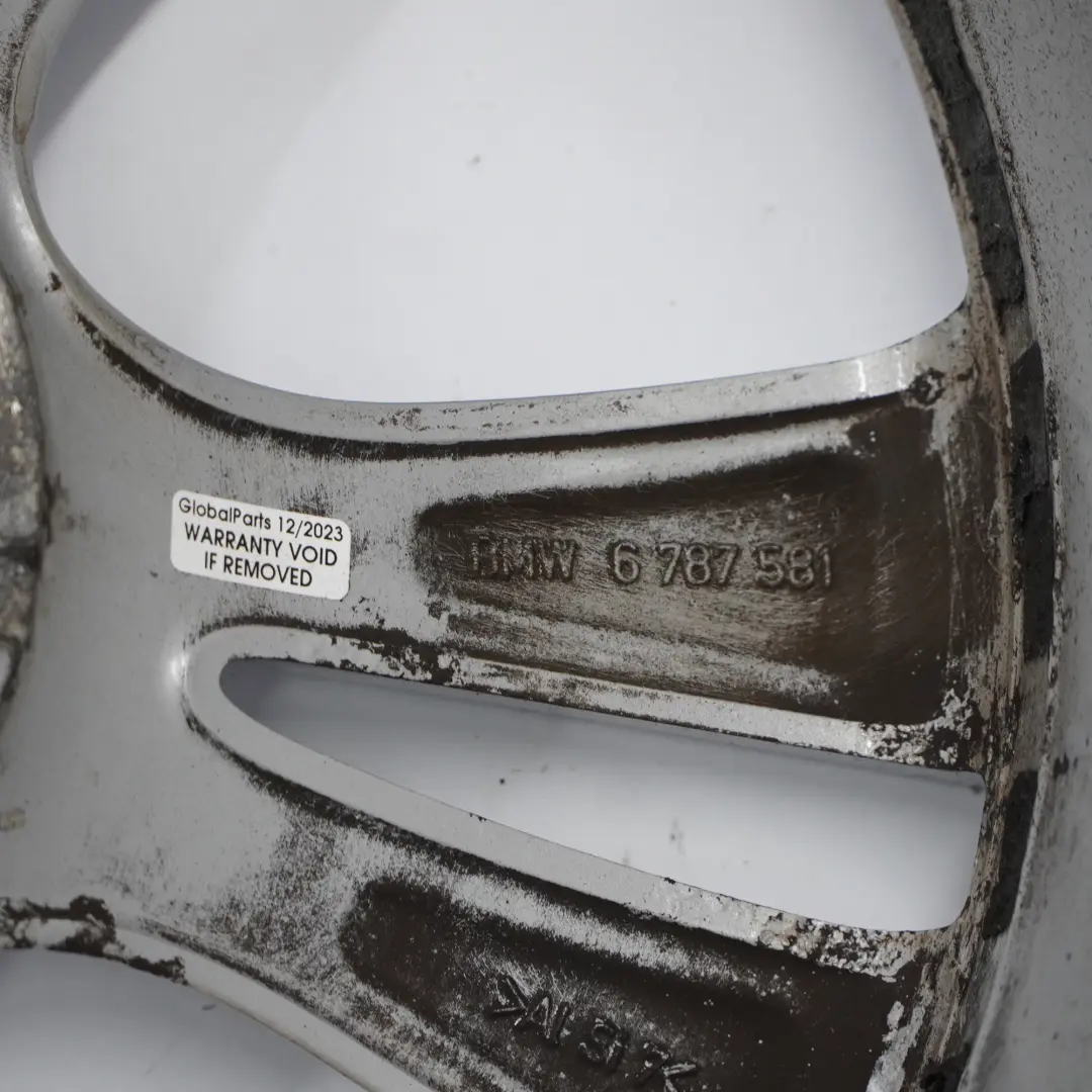 BMW X3 F25 Reflex Argent Roue arrière Jante alliage 19" 309 9,5J - SKU 6787581-1 - Numéro de pièce 6787581