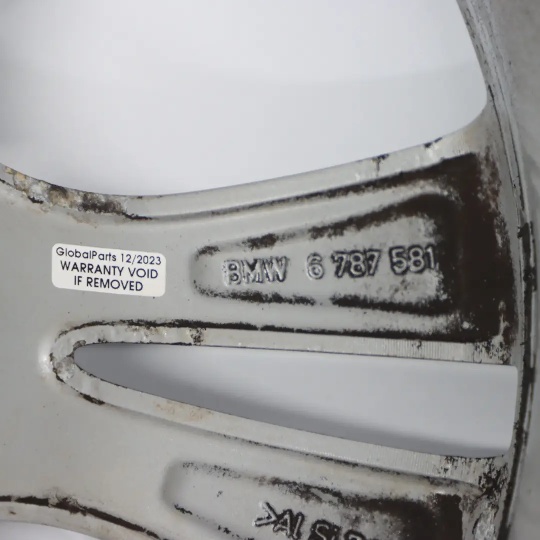 BMW X3 F25 Reflex Silber Hinterrad felge 19" Doppel speiche 309 9,5J - SKU 6787581-2 - Teilenummer 6787581