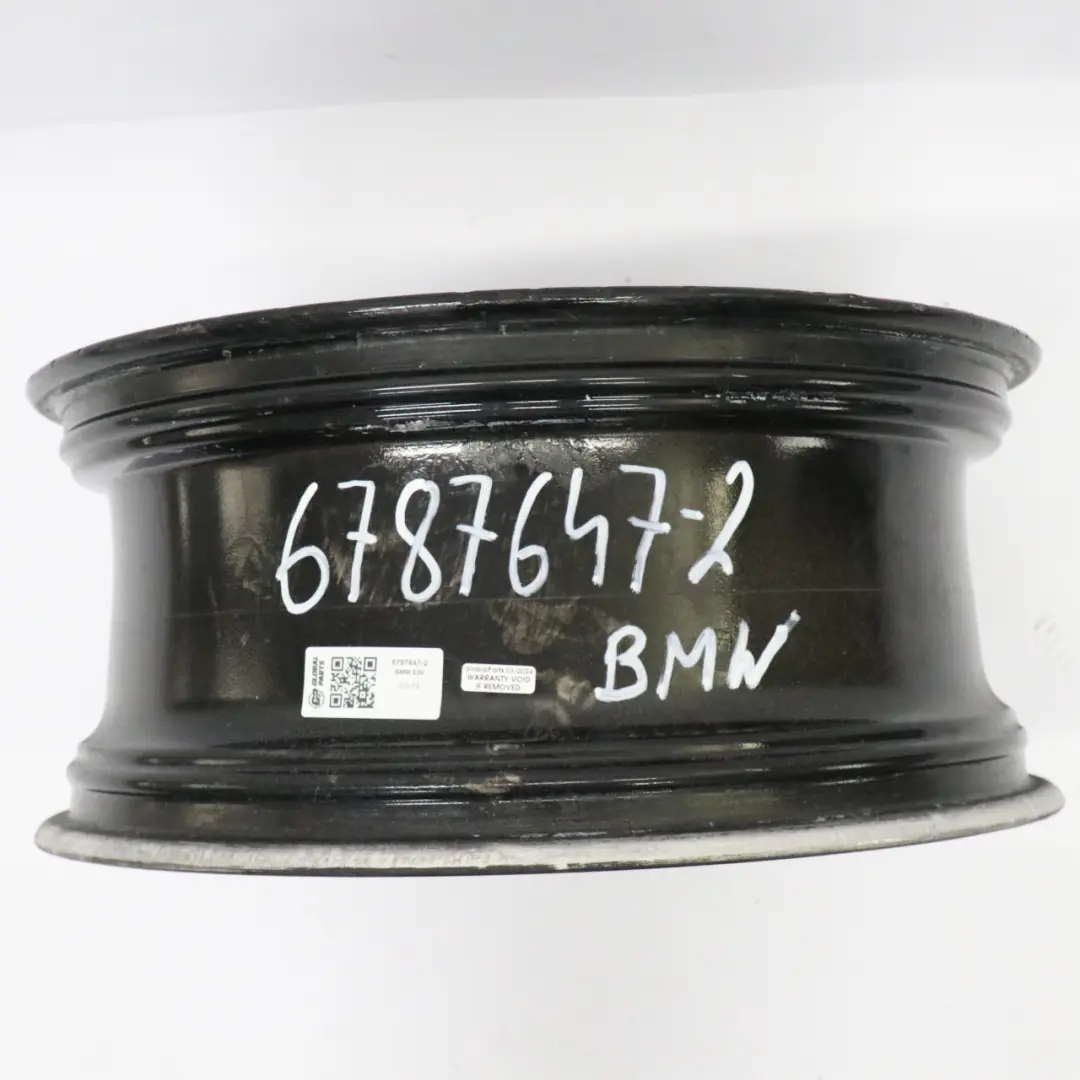 BMW E90 E91 Vorder rad Schwarz Felge 19" M Doppel speiche 313 8J ET:37 - SKU 6787647-2 - Teilenummer 6787647
