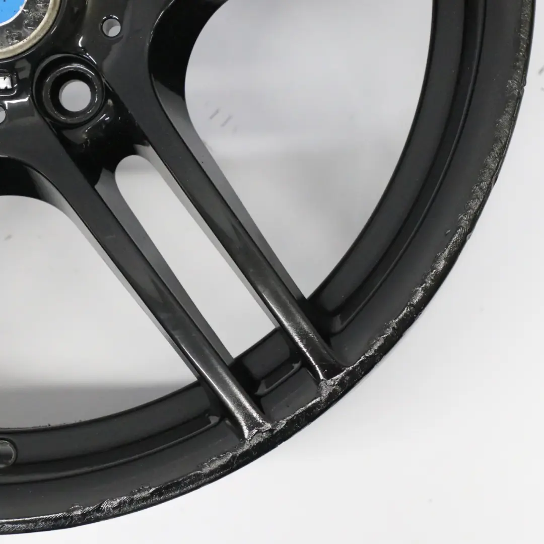 BMW E90 E91 Llanta Aleación Negra Delantera 19" M Doble Radio 313 8J - SKU 6787647-2 - Número de pieza 6787647