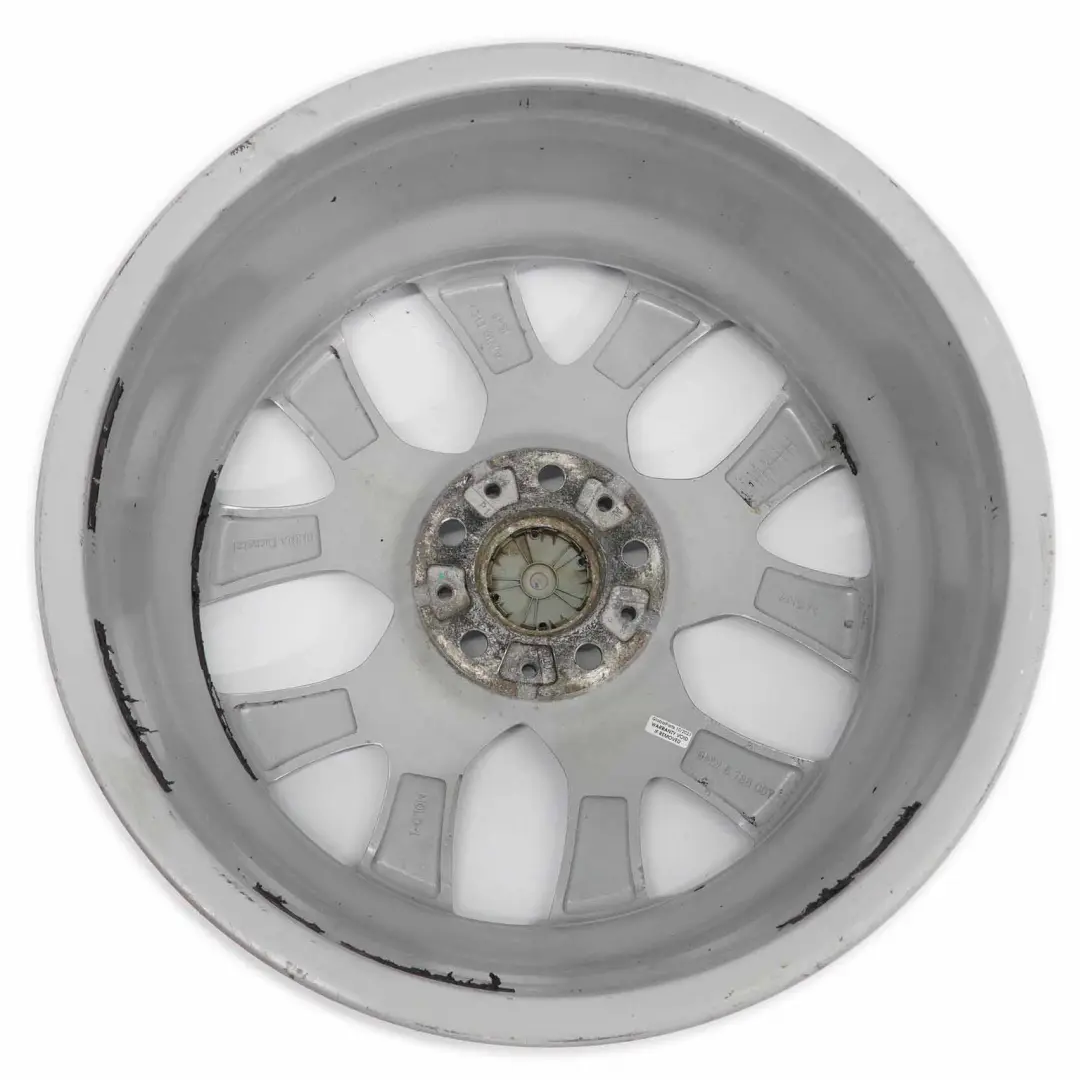 BMW X5 E70 Cerchio Lega Argento 19" ET:48 9J Star Spoke 334 - SKU 6788007-1 - Numero di parte 6788007