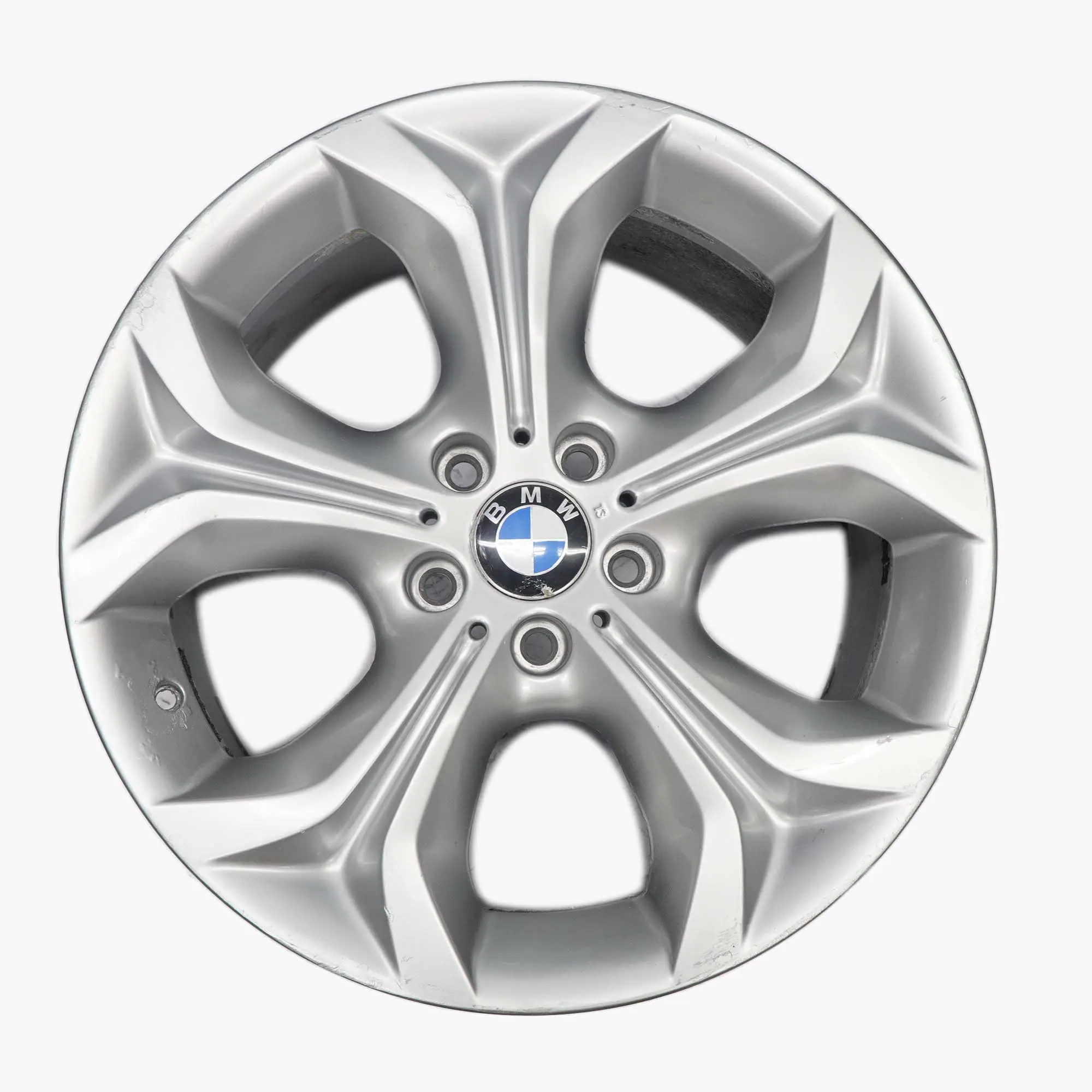 BMW X5 E70 Cerchio Posteriore In Lega Argento 19" Y Spoke 335 Et:53 10J 6788009