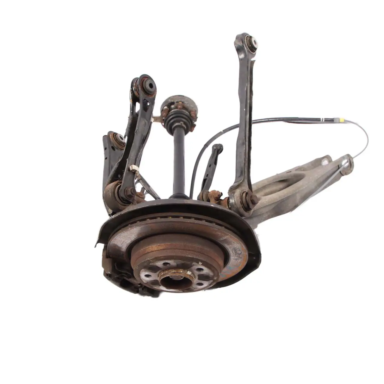 BMW X1 E84 20i Półoś Noga Zawieszenie Zwrotnica Wahacze Piasta Lewy Tył 