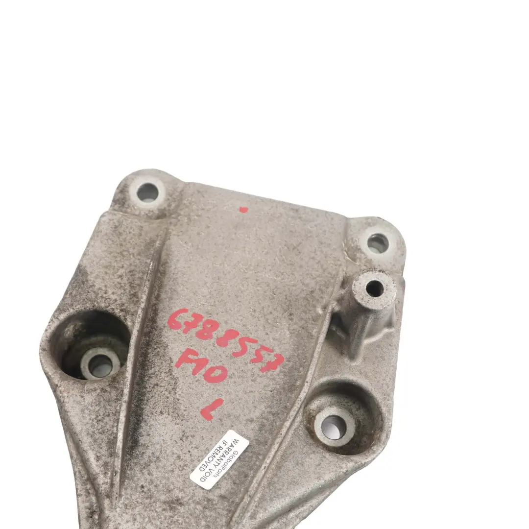 Mount BMW F01 F10 F11 F12 Supporting Bracket Left N/S to Engine with Part number 6788557 Engine Mount BMW F01 F10 F11 F12 Supporting Bracket Left N/S - SKU 6788557 - Part number 6788557
