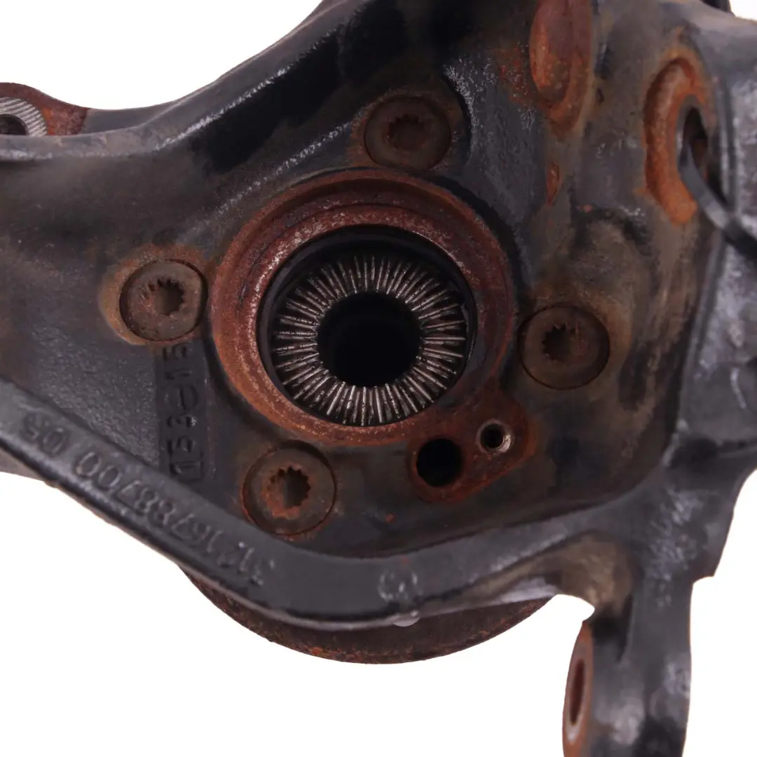 Buje Porta Ruedas Delantero Derecho Suspensión Nudillo para BMW X1 E84 con número de pieza 6788700 BMW X1 E84 Buje Porta Ruedas Delantero Derecho Suspensión Nudillo - SKU 6788700 - Número de pieza 6788700