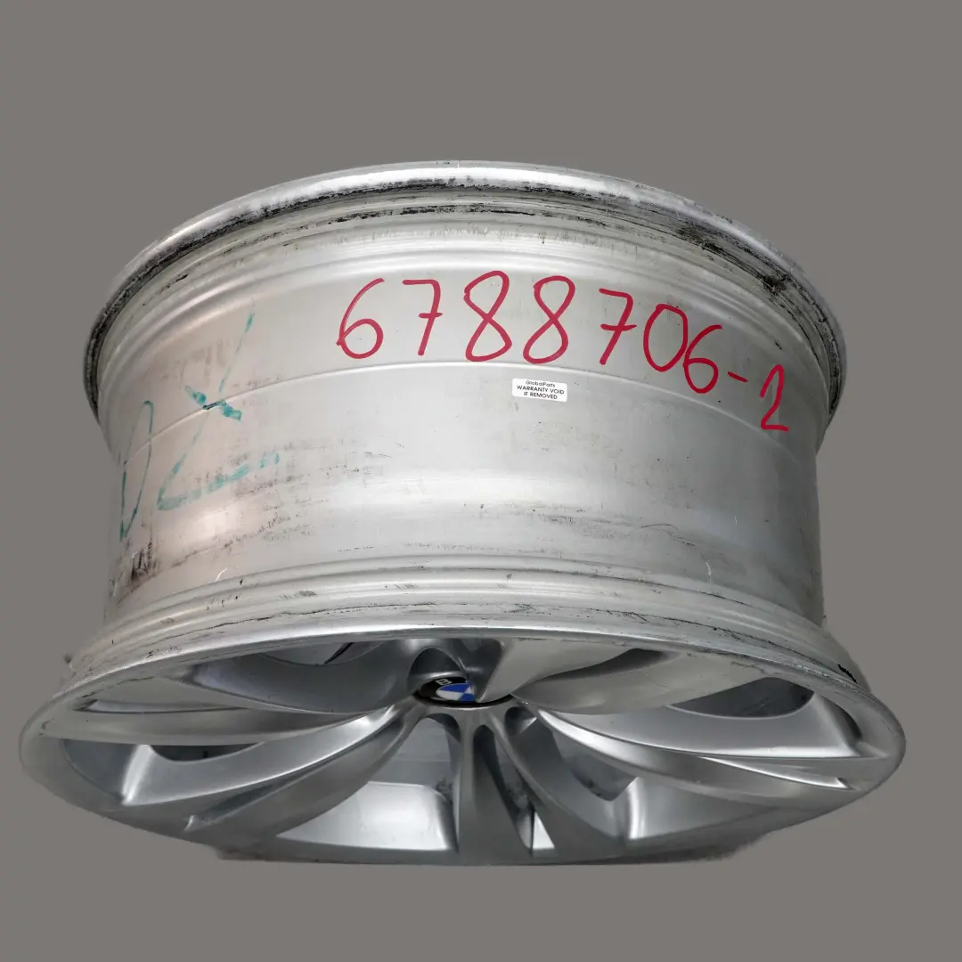 Silber Alu Felge Alufelge 20" Doppelspeiche 316 10J ET:41 für BMW F01 F07 mit Teilenummer 6788706 BMW F01 F07 Silber Alu Felge Alufelge 20" Doppelspeiche 316 10J ET:41 - SKU 6788706-2 - Teilenummer 6788706