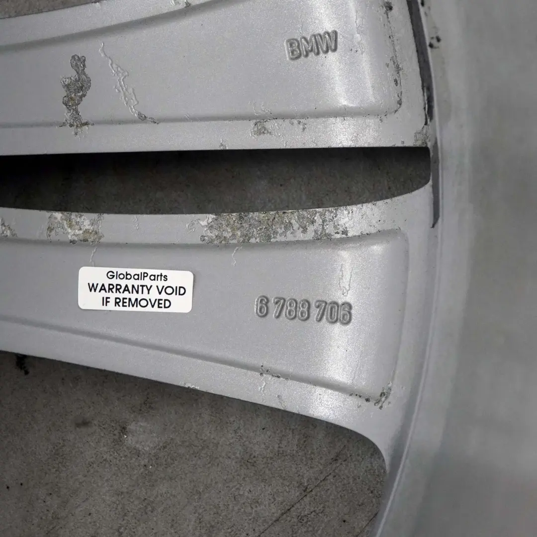 BMW F01 F07 Silber Alu Felge Alufelge 20" Doppelspeiche 316 10J ET:41 - SKU 6788706-2 - Teilenummer 6788706