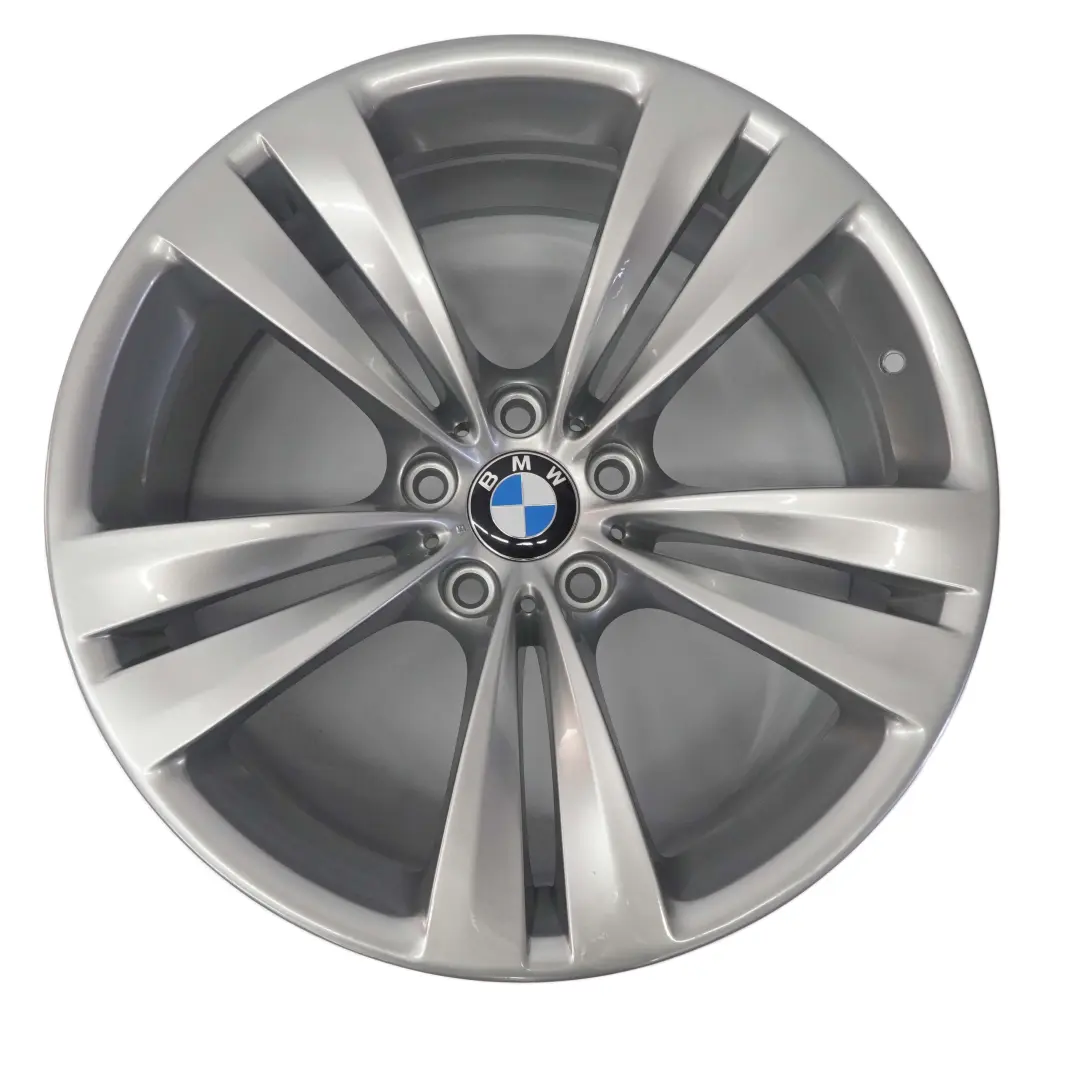 Silber Alu Felge Alufelge 20" Doppelspeiche 316 10J ET:41 für BMW F01 F07 mit Teilenummer 6788706 BMW F01 F07 Silber Alu Felge Alufelge 20" Doppelspeiche 316 10J ET:41 - SKU 6788706 - Teilenummer 6788706