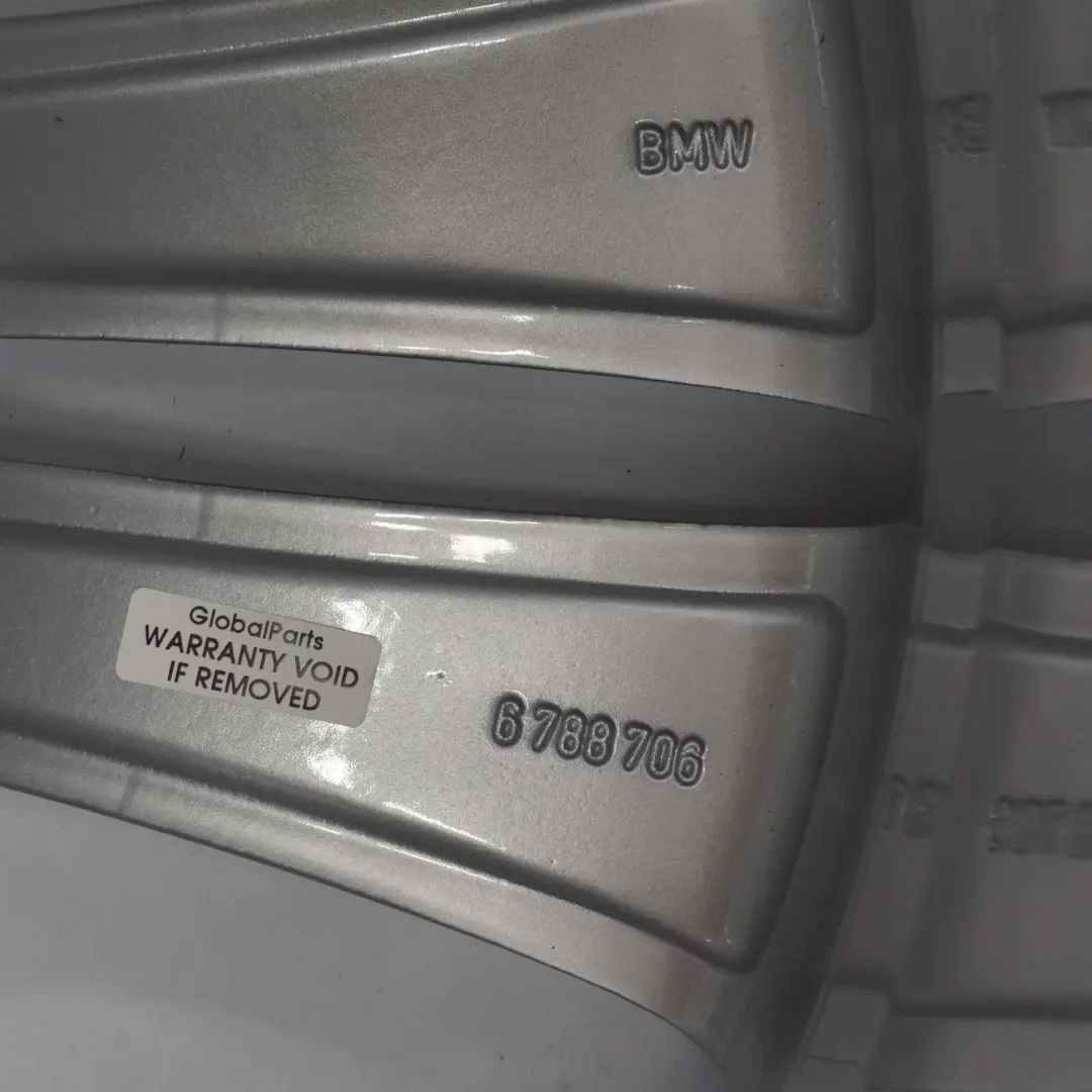 Silber Alu Felge Alufelge 20" Doppelspeiche 316 10J ET:41 für BMW F01 F07 mit Teilenummer 6788706 BMW F01 F07 Silber Alu Felge Alufelge 20" Doppelspeiche 316 10J ET:41 - SKU 6788706 - Teilenummer 6788706