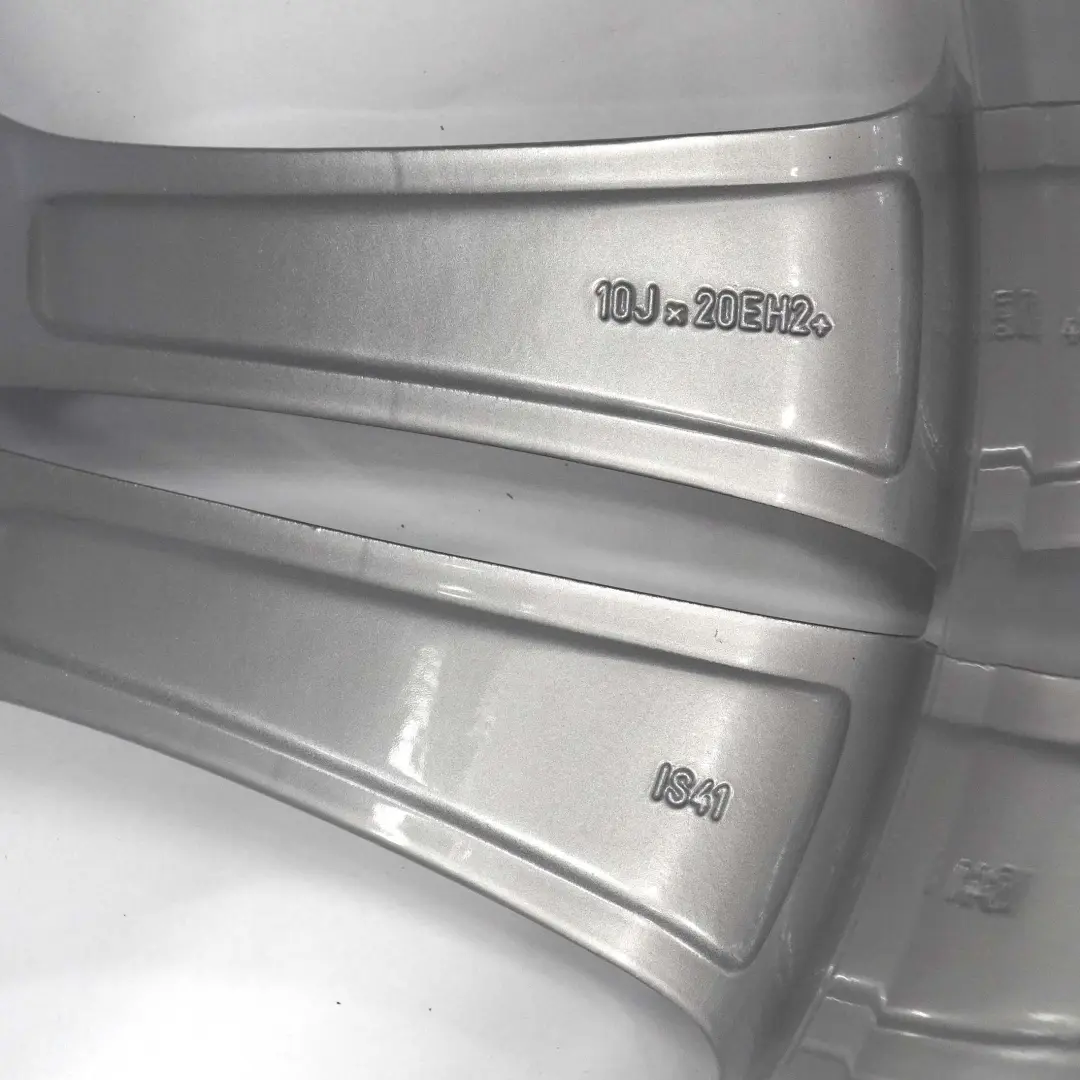 Silber Alu Felge Alufelge 20" Doppelspeiche 316 10J ET:41 für BMW F01 F07 mit Teilenummer 6788706 BMW F01 F07 Silber Alu Felge Alufelge 20" Doppelspeiche 316 10J ET:41 - SKU 6788706 - Teilenummer 6788706
