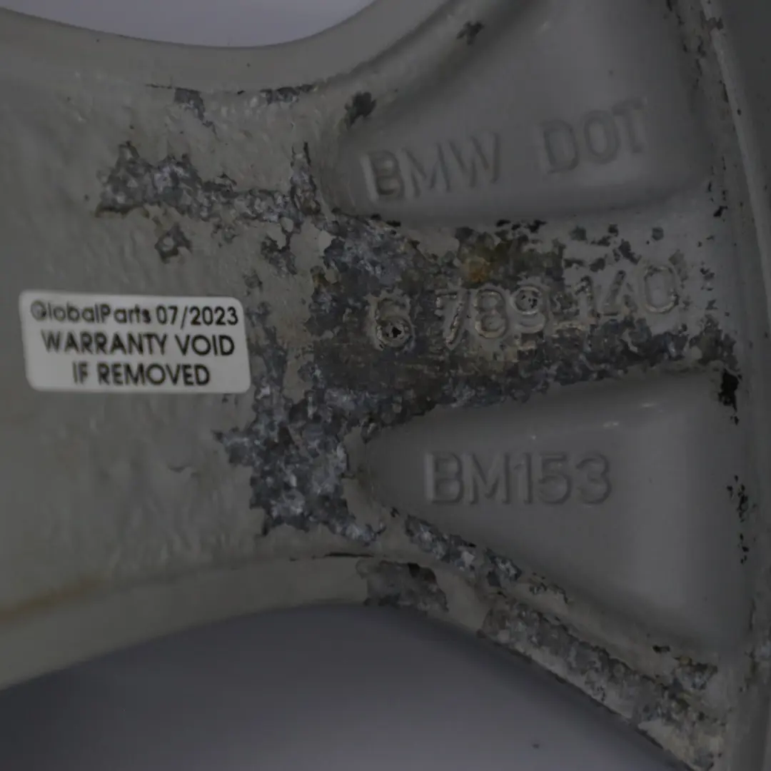  Llanta De aleacion plateadaBMW E84 17" ET:34 7,5J Star Spoke 317 - SKU 6789140-1 - Número de pieza 6789140