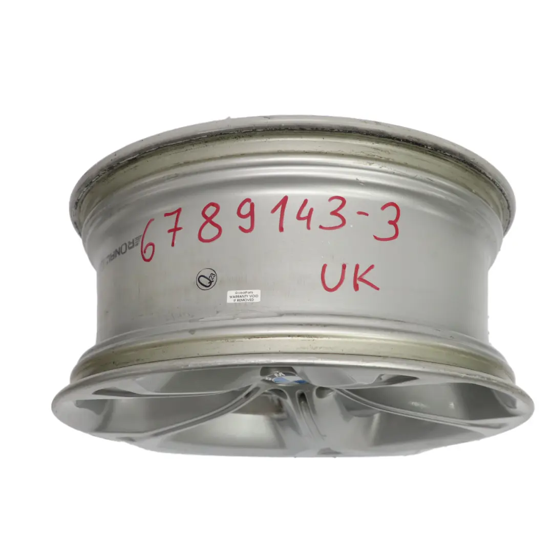 BMW X1 E84 Silver Alloy Wheel Rim 18" 8J ET:30 Star Spoke 320 - SKU 6789143-3 - Part number 6789143