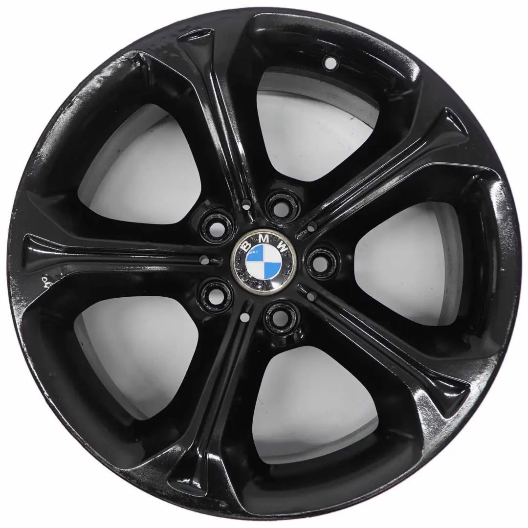 BMW X1 E84 Black Alloy Wheel Rim 18" 8J ET:30 Star Spoke 320 - SKU 6789143-5 - Part number 6789143