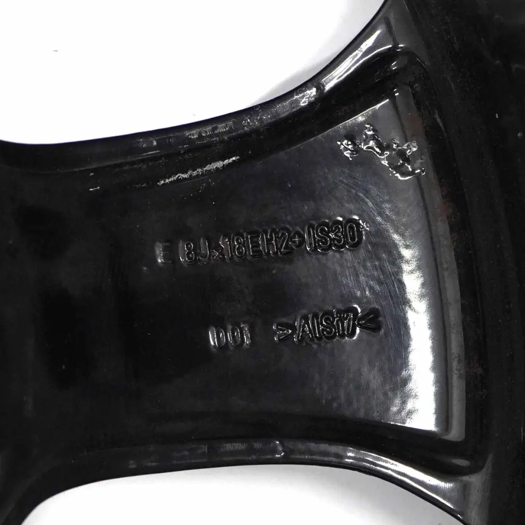 BMW X1 E84 Black Alloy Wheel Rim 18" 8J ET:30 Star Spoke 320 - SKU 6789143-5 - Part number 6789143