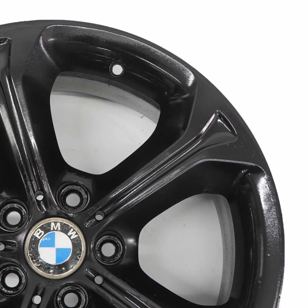 BMW X1 E84 Black Alloy Wheel Rim 18" 8J ET:30 Star Spoke 320 - SKU 6789143-5 - Part number 6789143