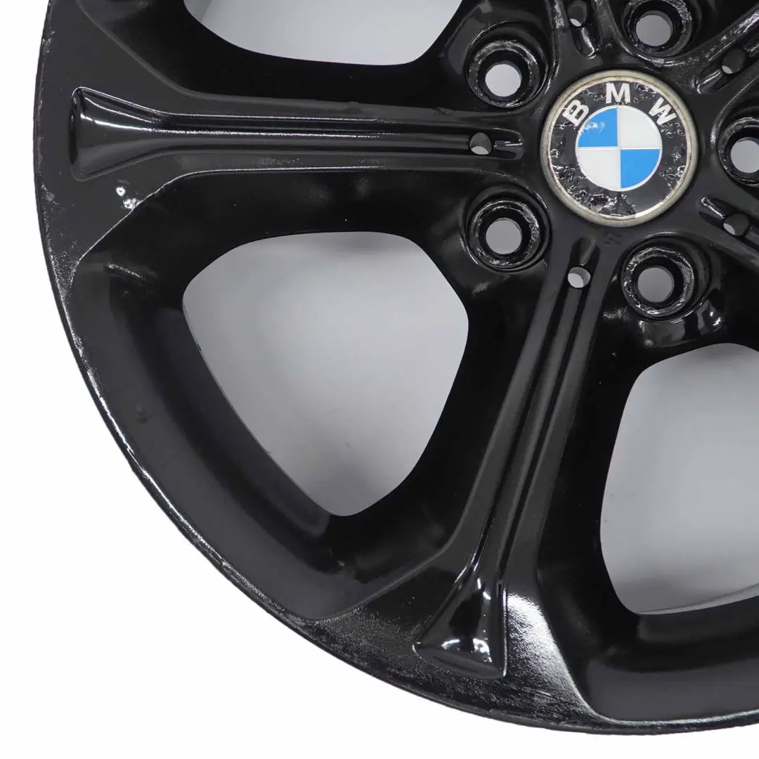 BMW X1 E84 Black Alloy Wheel Rim 18" 8J ET:30 Star Spoke 320 - SKU 6789143-5 - Part number 6789143