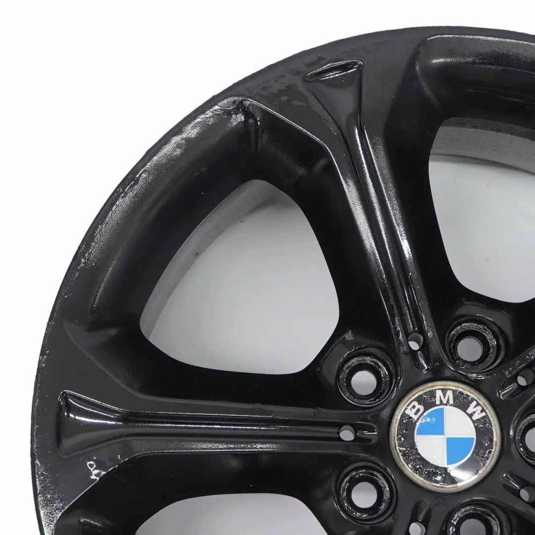 BMW X1 E84 Black Alloy Wheel Rim 18" 8J ET:30 Star Spoke 320 - SKU 6789143-5 - Part number 6789143