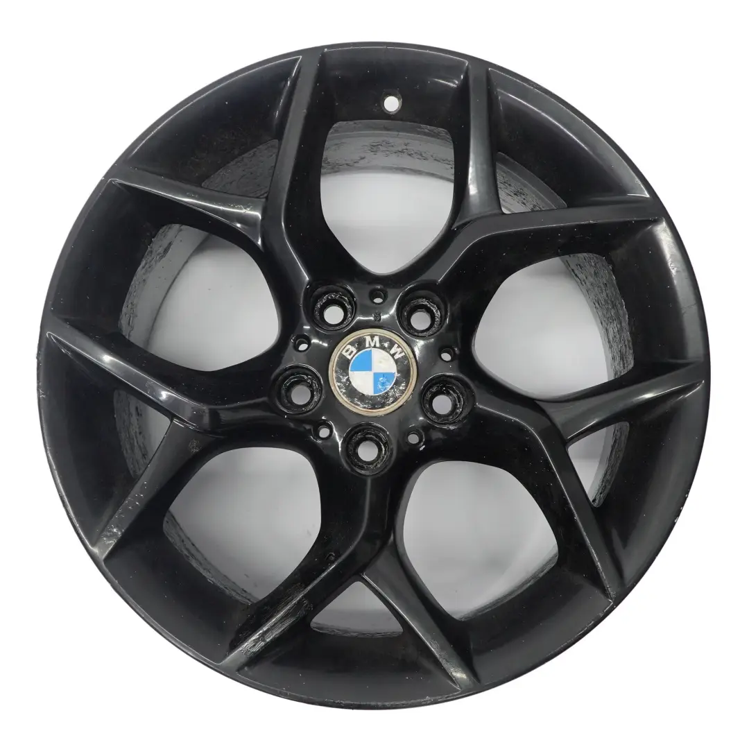 Hinterrad Schwarz Felge 18" Y Speiche 322 ET:41 9J für BMW X1 E84 mit Teilenummer 6789146 BMW X1 E84 Hinterrad Schwarz Felge 18" Y Speiche 322 ET:41 9J - SKU 6789146-1 - Teilenummer 6789146