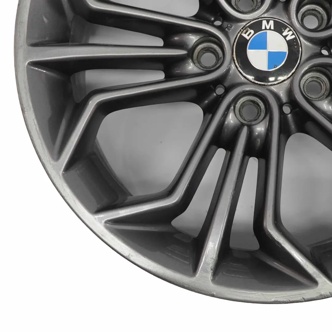  Cerchio ruota BMW X1 E84 Ferricgrey 18" Honeycomb Styling 323 9J ET:41 - SKU 6789148-2 - Numero di parte 6789148