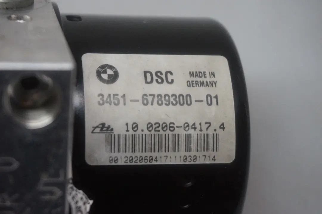 BMW E87 E90 E91 ABS DSC Modul Pumpe ECU Hydro Einheit 6776056 - SKU 6789300 - Teilenummer 6789300