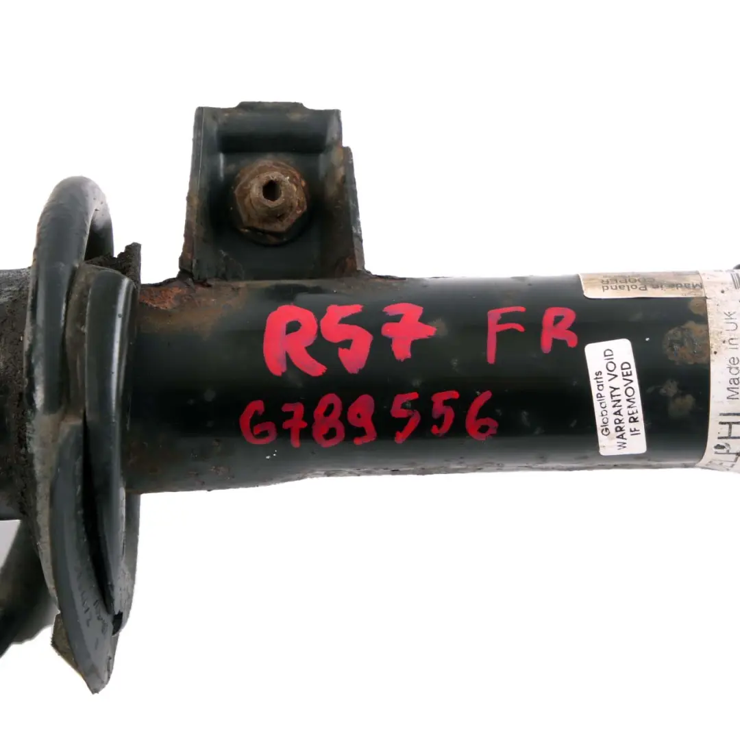 Anteriore Destro Molla Ammortizzatore Sospensione per Mini R57 Cabrio con numero di parte 6789552 Mini R57 Cabrio Anteriore Destro Molla Ammortizzatore Sospensione - SKU 6789552-1 - Numero di parte 6789552