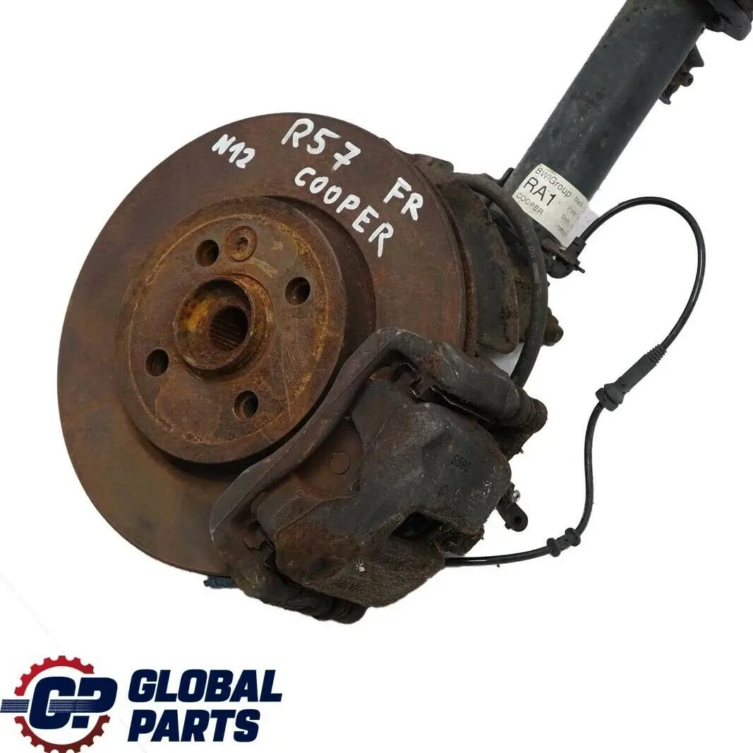 BMW Mini R57 Cabrio N12 Federbein Bremsscheibe Bremssattel Vorn Rechts - SKU 6789552 - Teilenummer 6789552