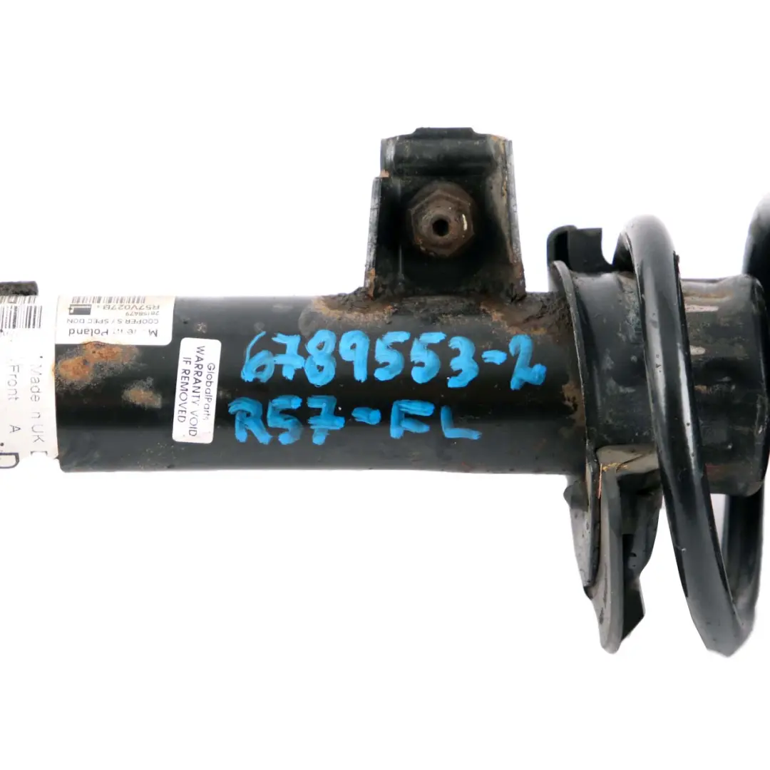 Amortisseur De Suspension Avant Gauche Cooper S pour Mini R57 à propos du numéro de pièce 6789553 Mini R57 Amortisseur De Suspension Avant Gauche Cooper S - SKU 6789553-2 - Numéro de pièce 6789553