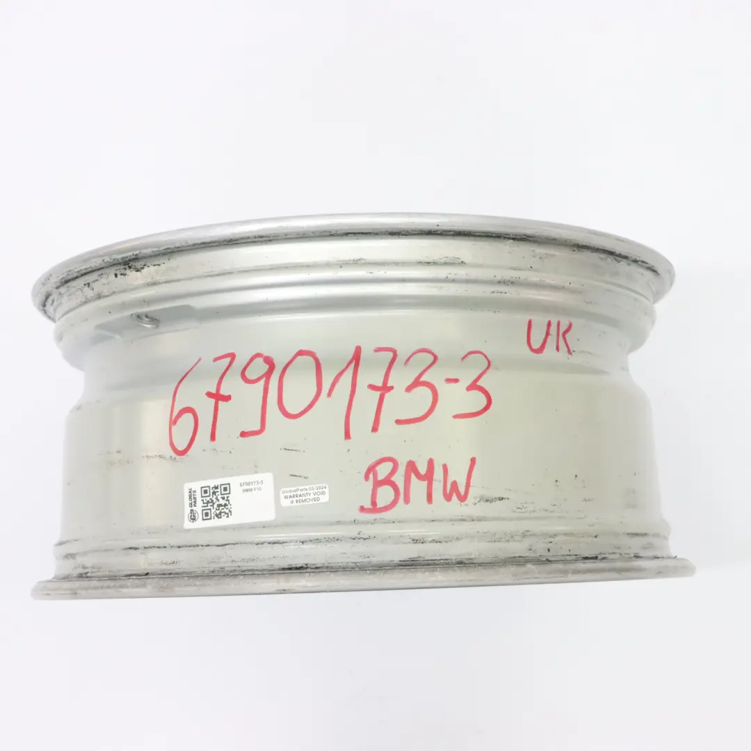 BMW F06 F10 F11 Silver Light Alloy Wheel Rim 18" V Spoke 328 8J ET:30 - SKU 6790173-3 - Part number 6790173