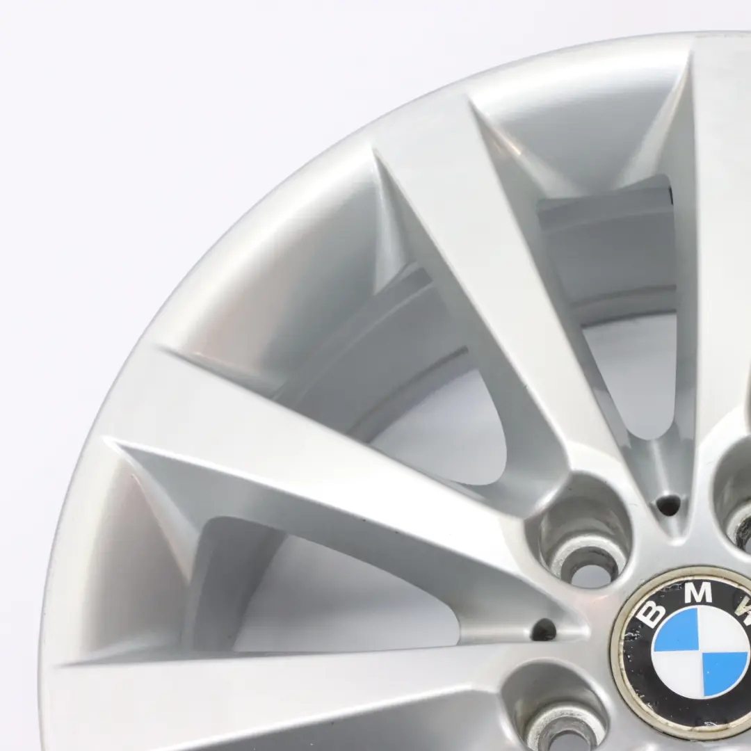 BMW F06 F10 F11 Silver Light Alloy Wheel Rim 18" V Spoke 328 8J ET:30 - SKU 6790173-3 - Part number 6790173