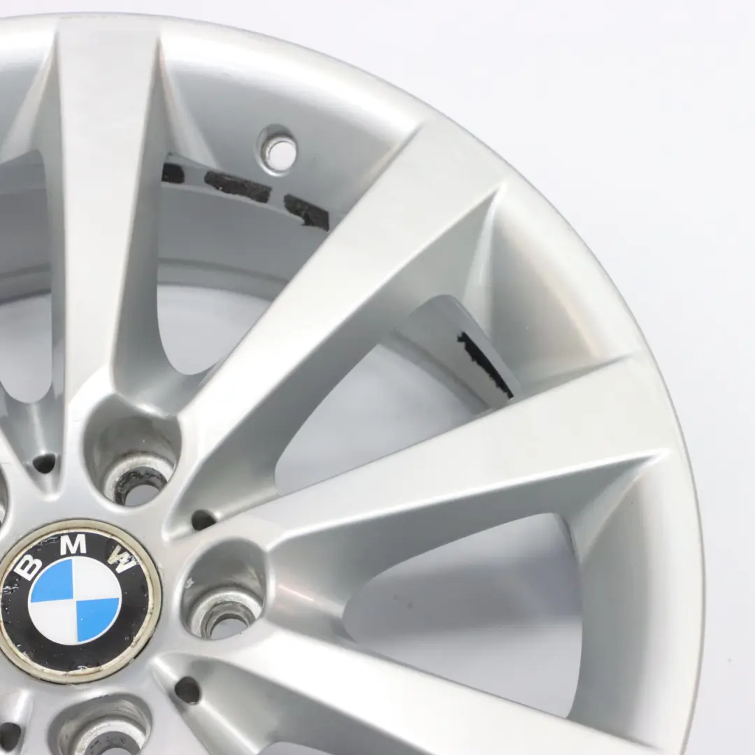 BMW F06 F10 F11 Silver Light Alloy Wheel Rim 18" V Spoke 328 8J ET:30 - SKU 6790173-3 - Part number 6790173