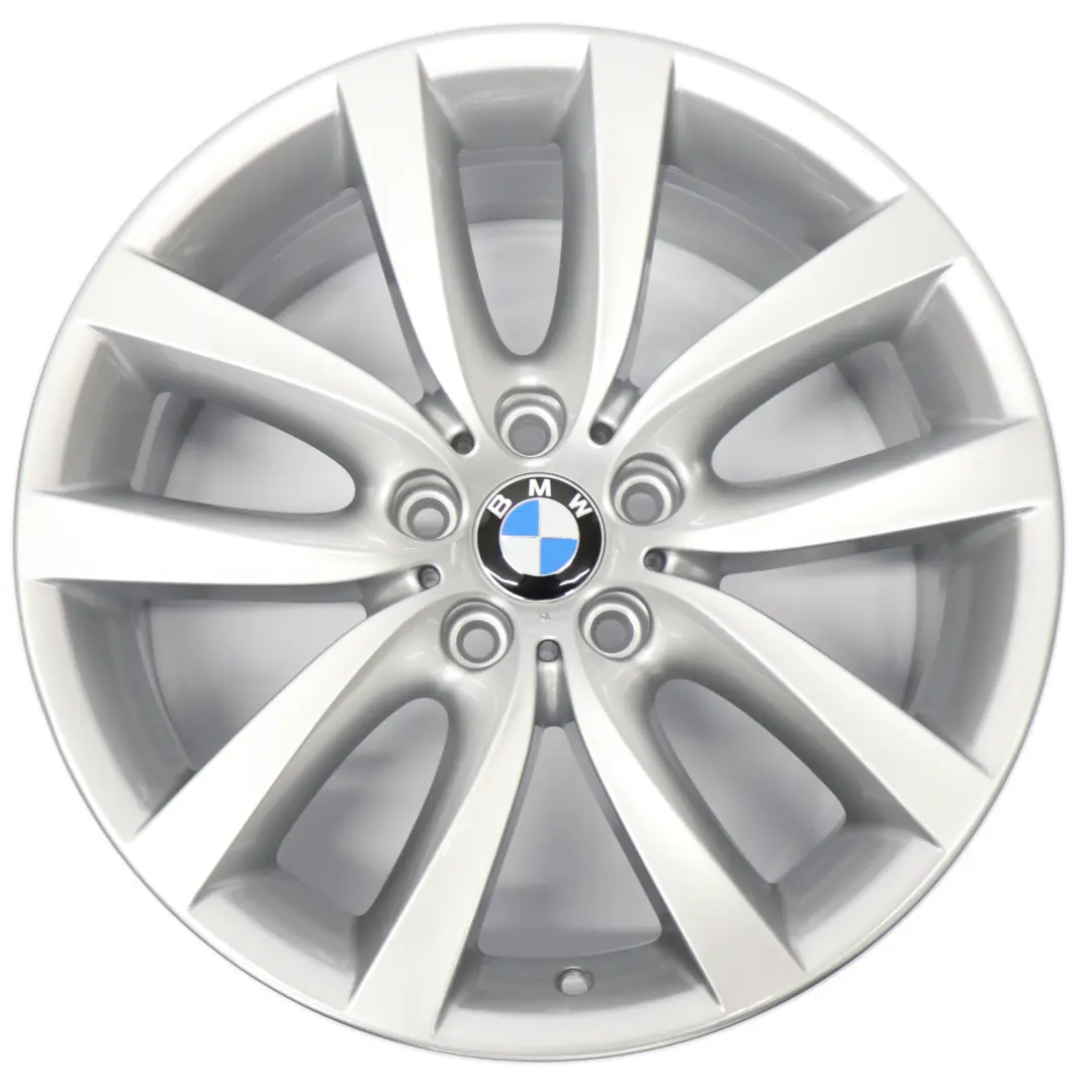 Front Silver Alloy Wheel Rim 19" 8,5J ET:33 V spoke 331 to BMW F10 F11 F13 with Part number 6790178 BMW F10 F11 F13 Front Silver Alloy Wheel Rim 19" 8,5J ET:33 V spoke 331 - SKU 6790178 - Part number 6790178