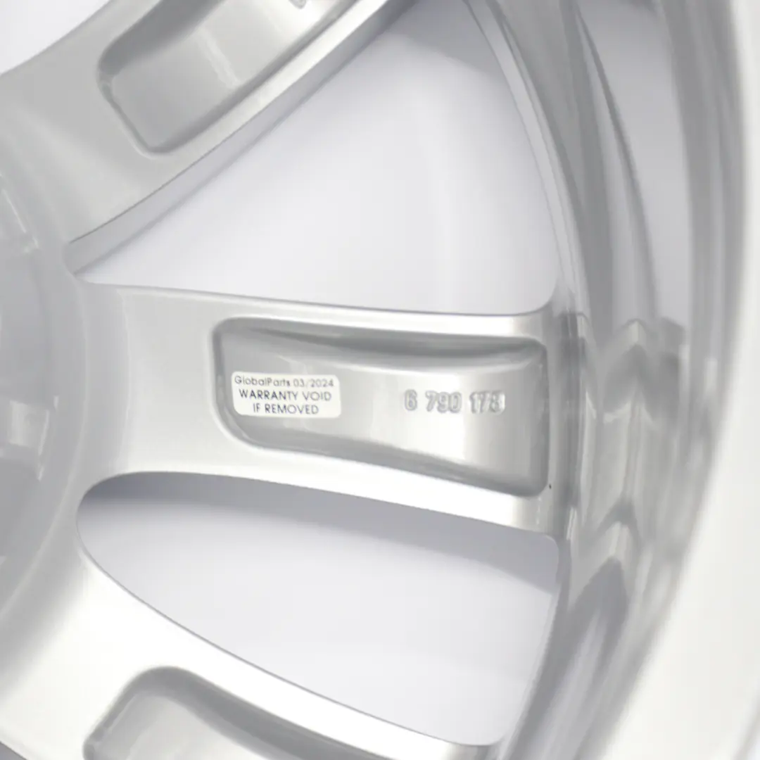 BMW F10 F11 F13 Front Silver Alloy Wheel Rim 19" 8,5J ET:33 V spoke 331 - SKU 6790178 - Part number 6790178