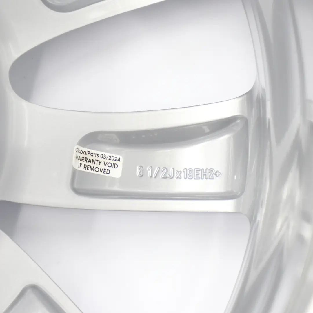 BMW F10 F11 F13 Front Silver Alloy Wheel Rim 19" 8,5J ET:33 V spoke 331 - SKU 6790178 - Part number 6790178