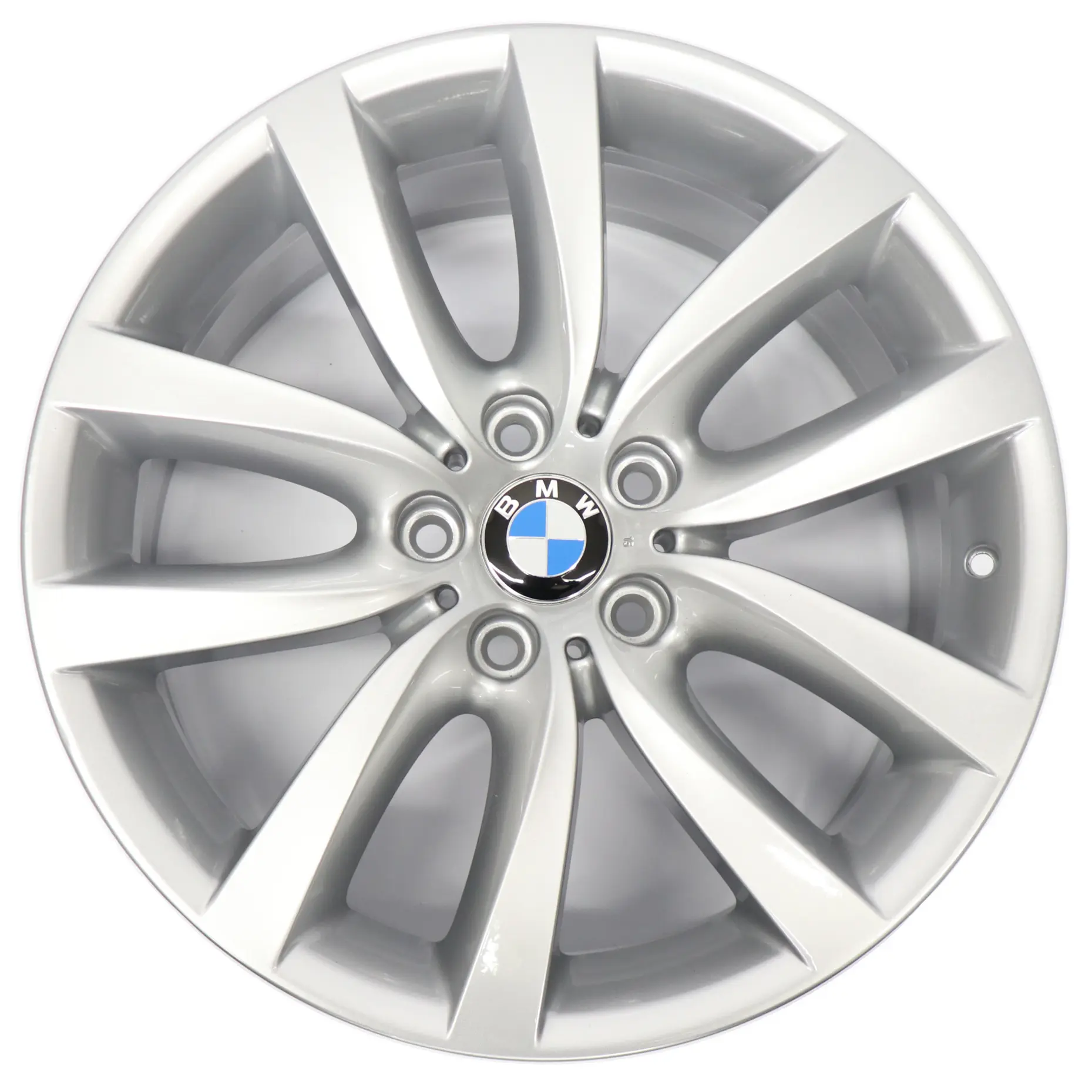 BMW F10 F13 cerchio posteriore in lega argento 19" 9J ET:44 V Spoke 331 6790179