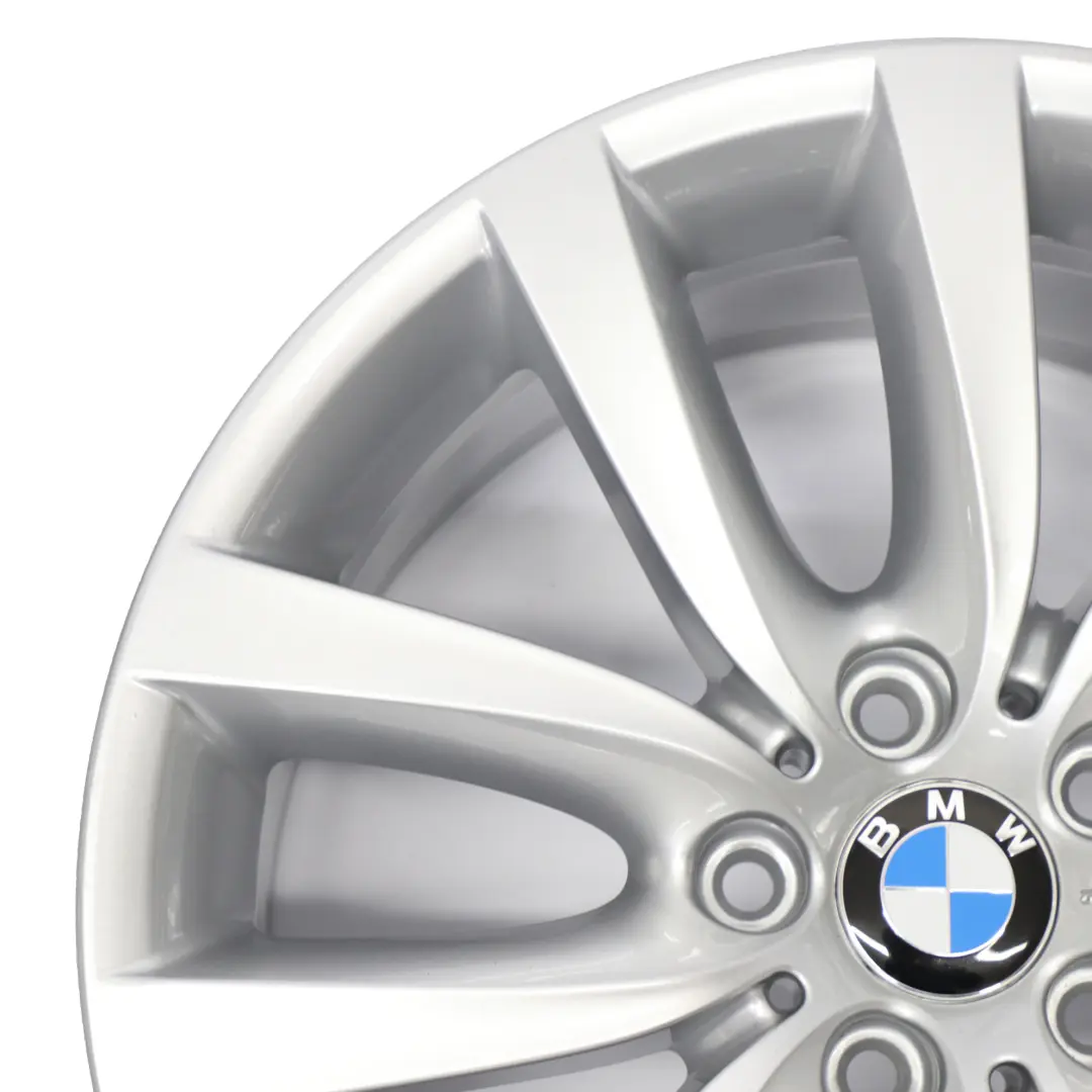 Hinten Silberne Leicht metall felge 19" 9J ET:44 V Speiche für BMW F10 F13 mit Teilenummer 6790179 BMW F10 F13 Hinten Silberne Leicht metall felge 19" 9J ET:44 V Speiche - SKU 6790179 - Teilenummer 6790179