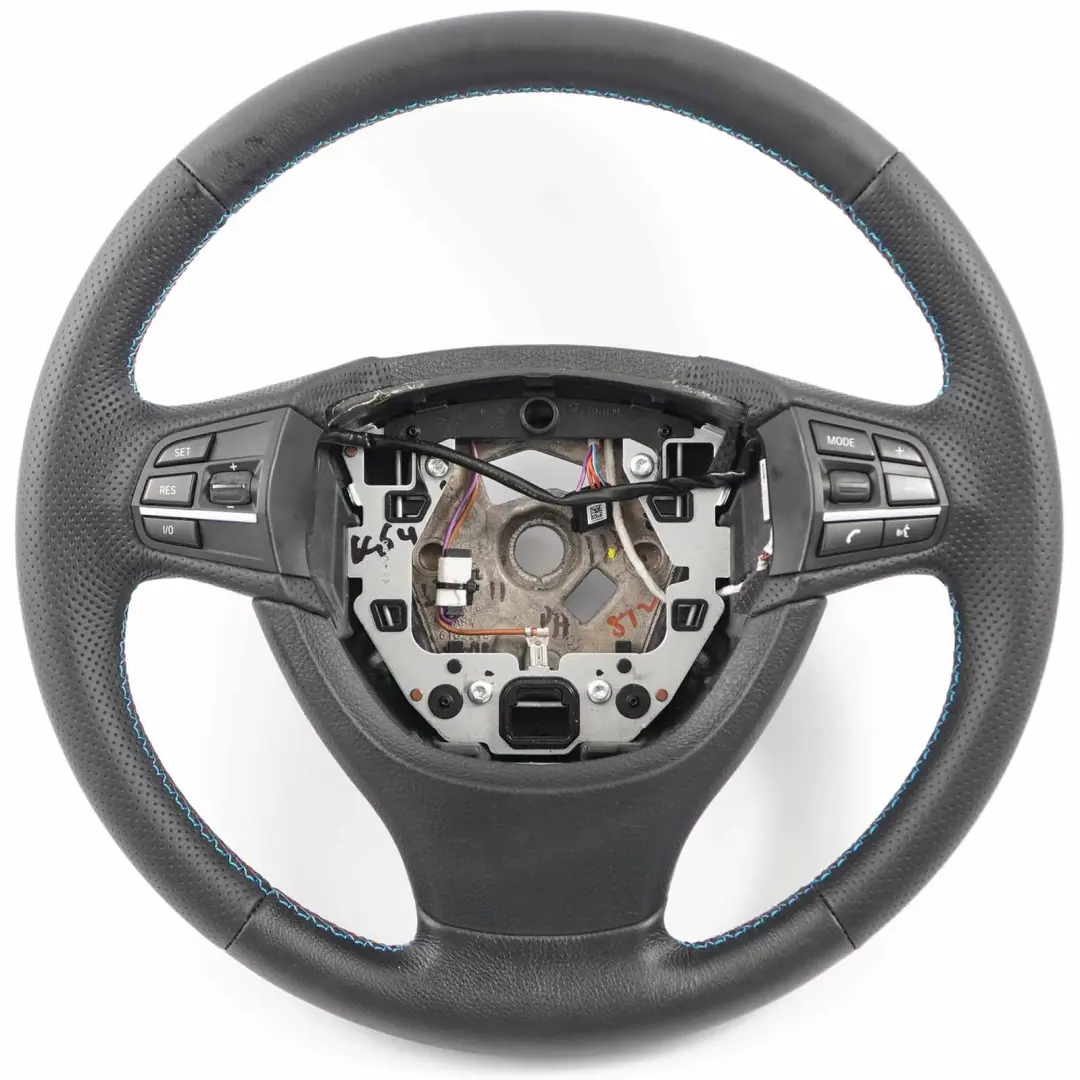 NEU Schwarz Leder Lenkrad Lederlenkrad Drei Farben Fäden für BMW F01 F07 GT F10 F11 mit Teilenummer 6790886 BMW F01 F07 GT F10 F11 NEU Schwarz Leder Lenkrad Lederlenkrad Drei Farben Fäden - SKU 6790886-1 - Teilenummer 6790886