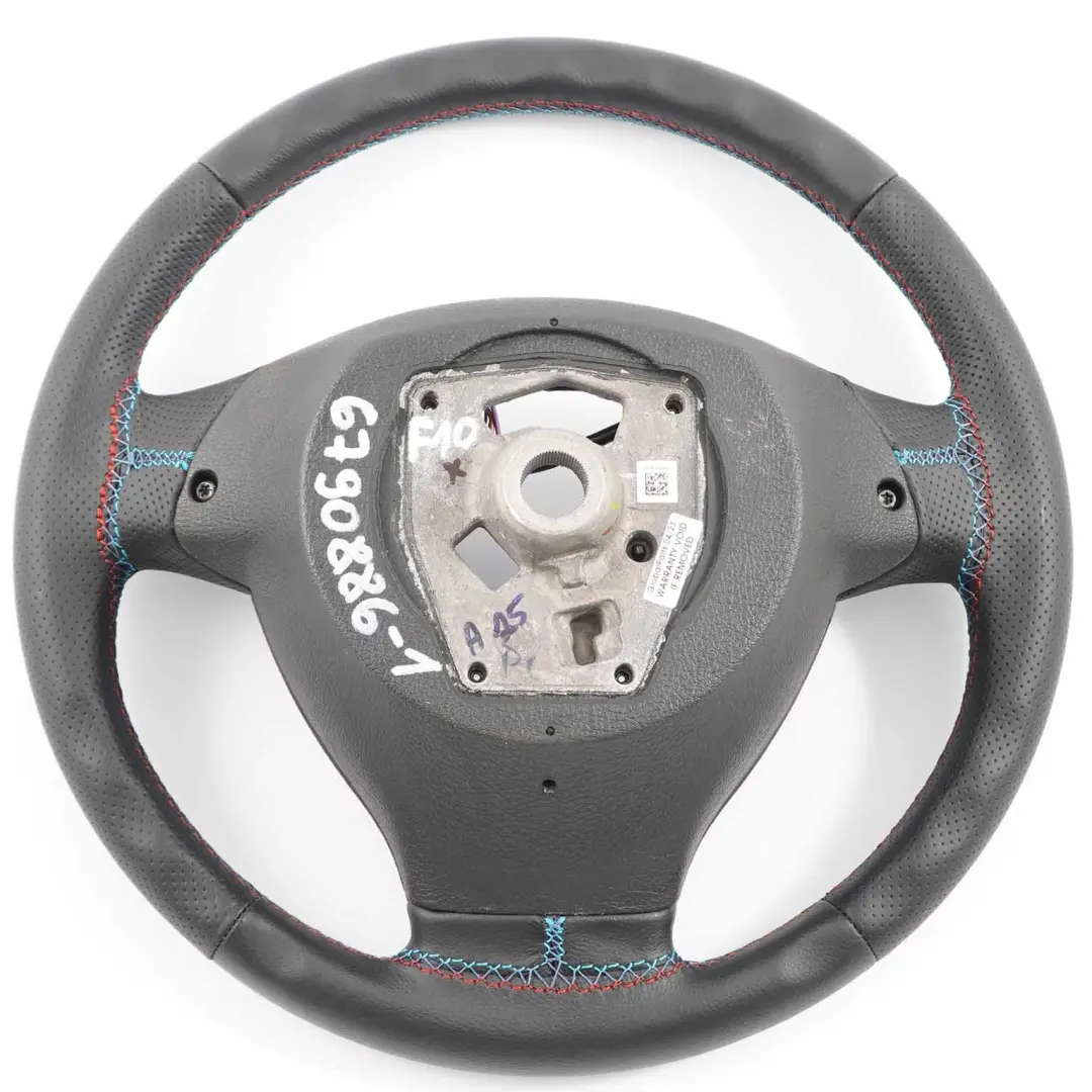 BMW F01 F07 GT F10 F11 NEU Schwarz Leder Lenkrad Lederlenkrad Drei Farben Fäden - SKU 6790886-1 - Teilenummer 6790886