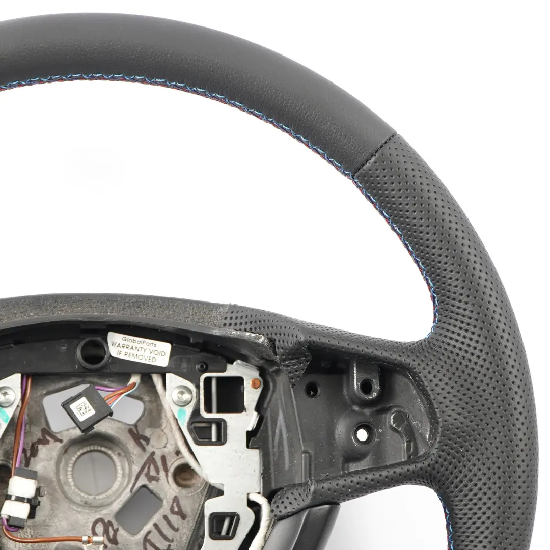 NEU Schwarz Leder Lenkrad Lederlenkrad Drei Farben Fäden BMW F01 F07 GT F10 F11 - SKU 6790886-2 - Teilenummer 6790886